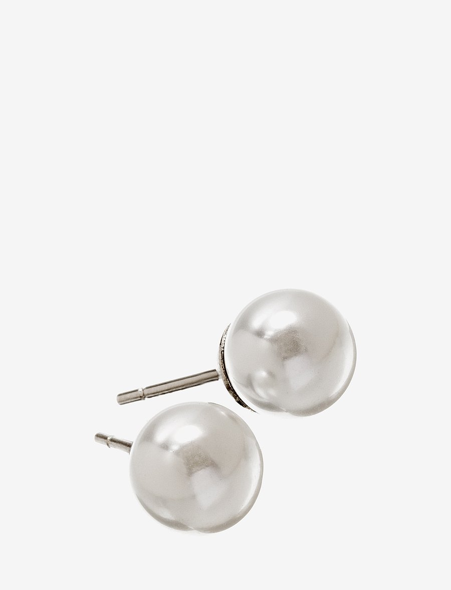Edblad - Lilian Studs L - pärlitega kõrvarõngad - white - 1