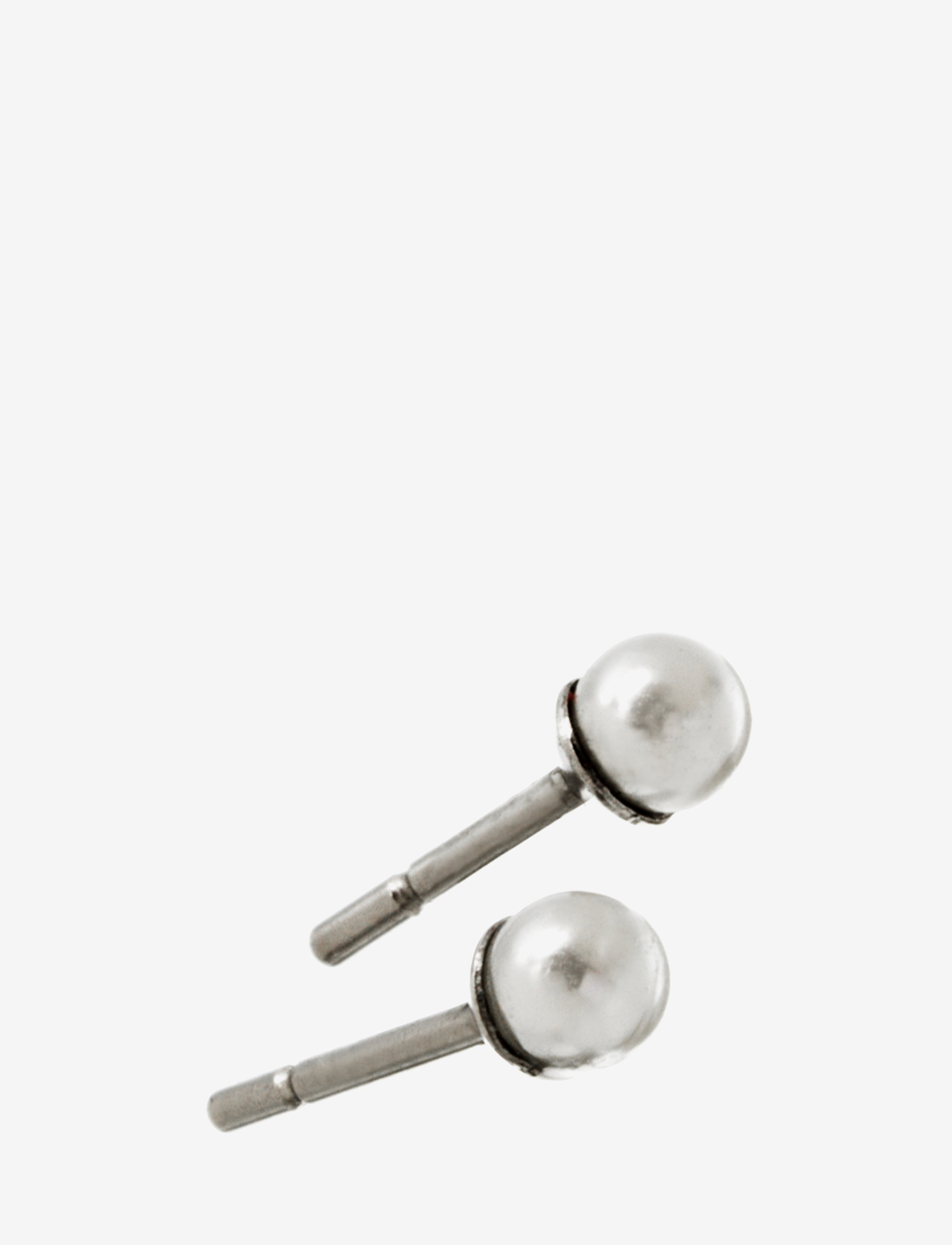 Edblad Lilian Studs S - Øreringe - WHITE / white