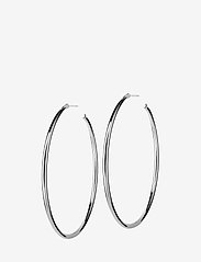 Edblad - Hoops Earrings Steel Large - hoops - steel - 0