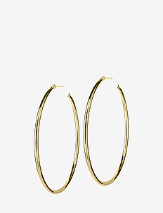Hoops Earrings Gold Large, Edblad