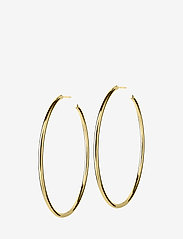 Hoops Earrings Gold Large - GOLD