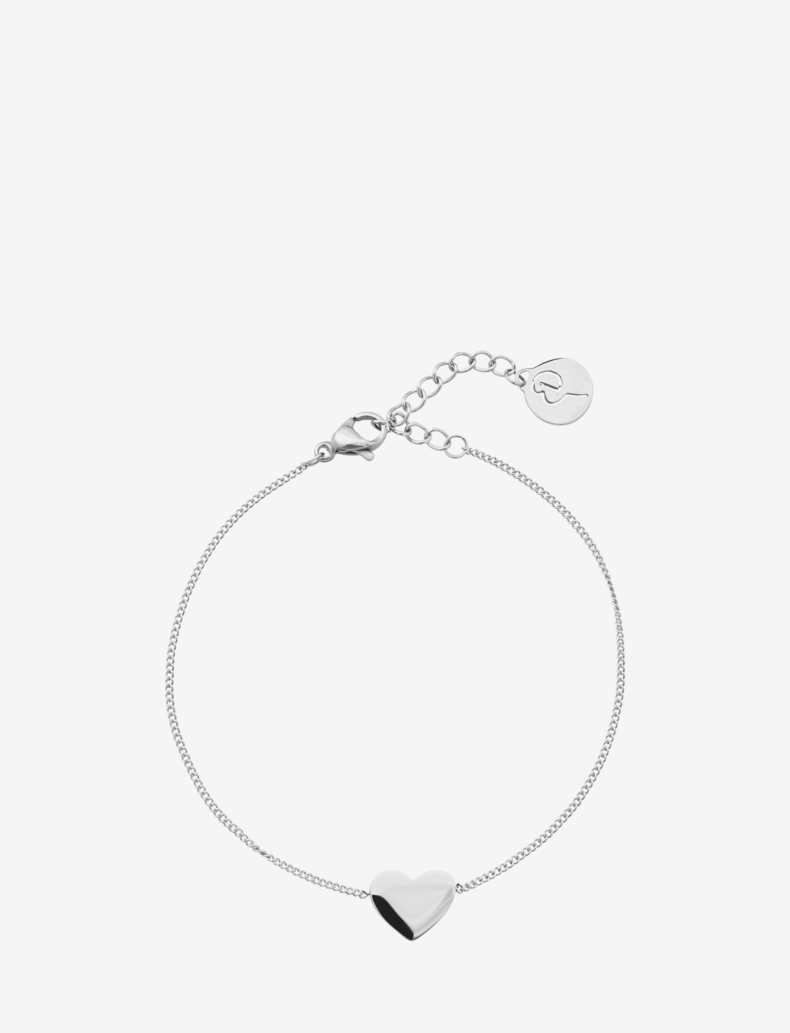 Edblad Pure Heart Bracelet, One Size, Bracelets, Silber - Chain Frauen