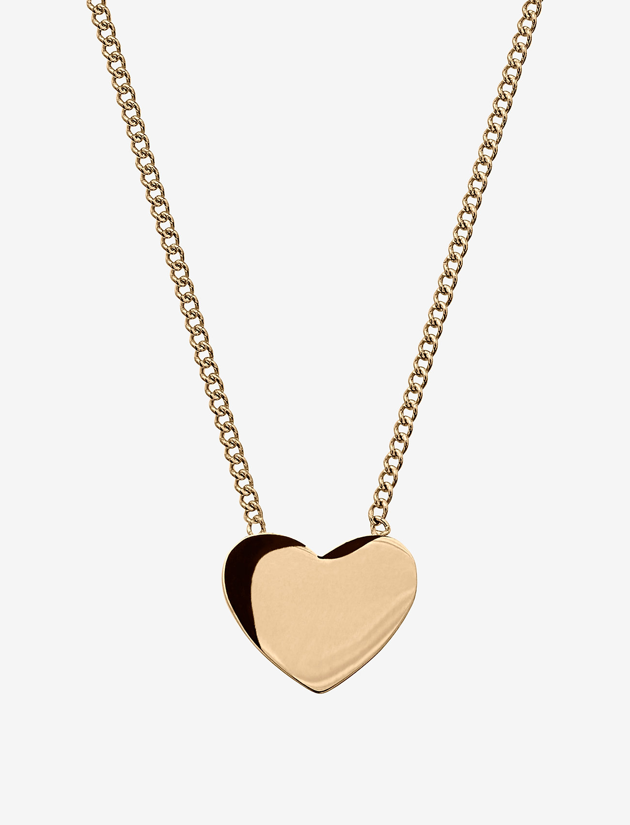 Edblad - Pure Heart Necklace Gold - halskæder med vedhæng - gold - 0