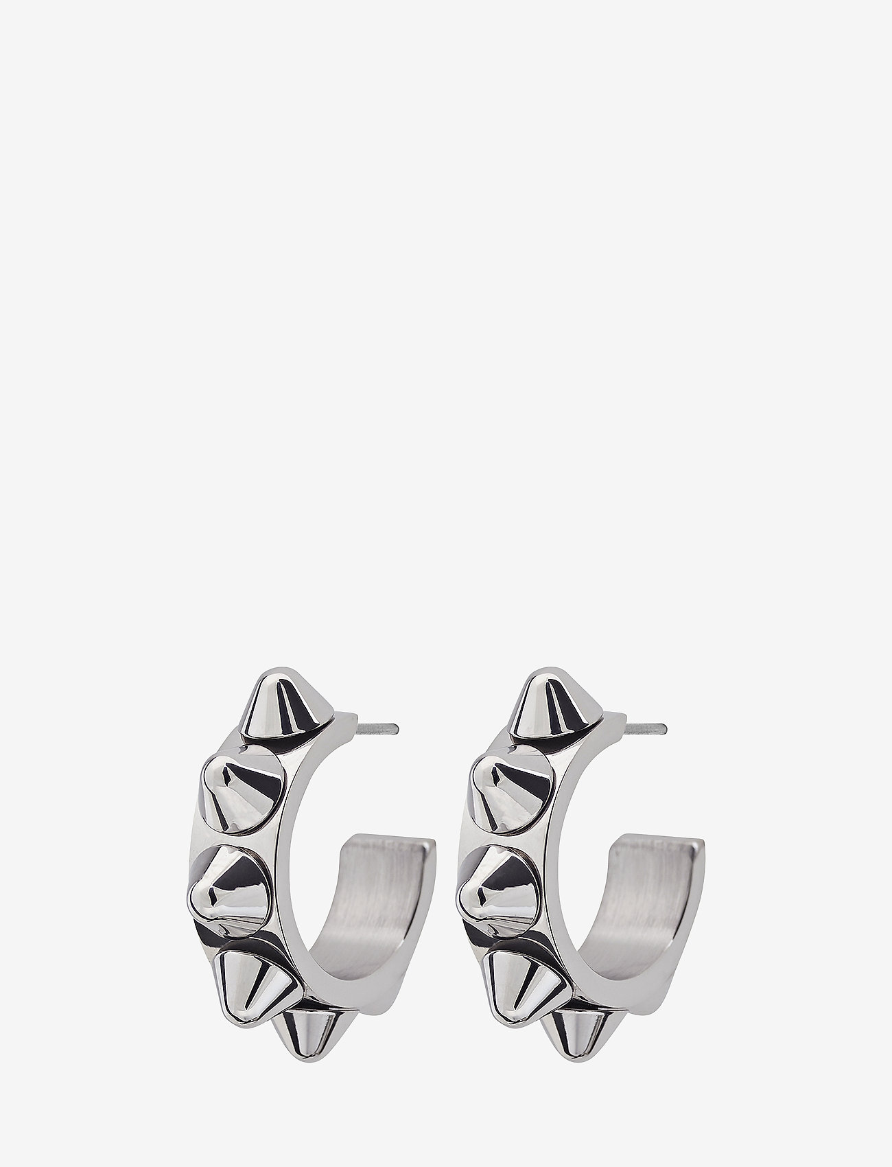 Edblad Peak Creoles S - Ohrringe - STEEL / silver