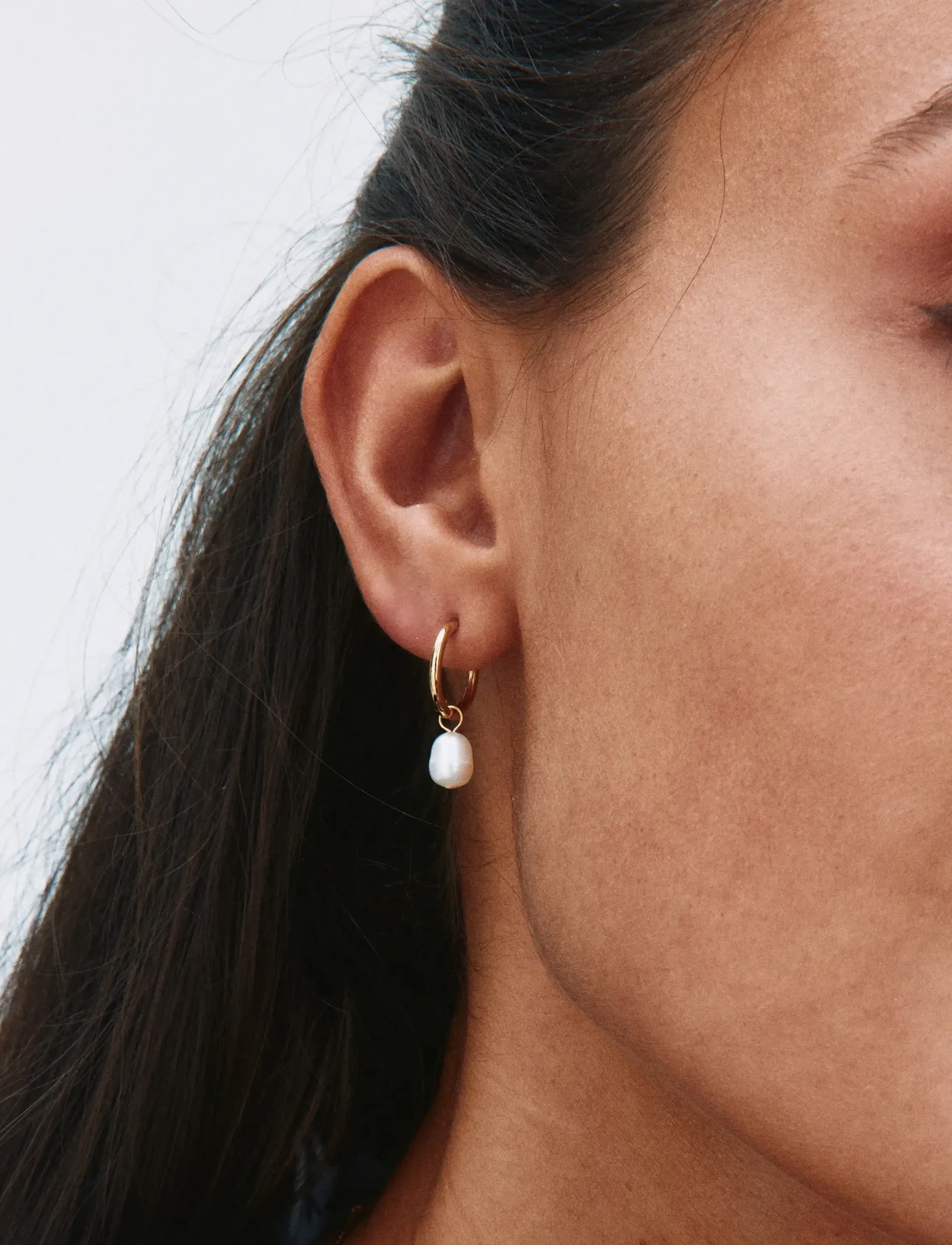 Edblad Perla Hoops, One Size, Gold, Øreringe > Creoler, Dame
