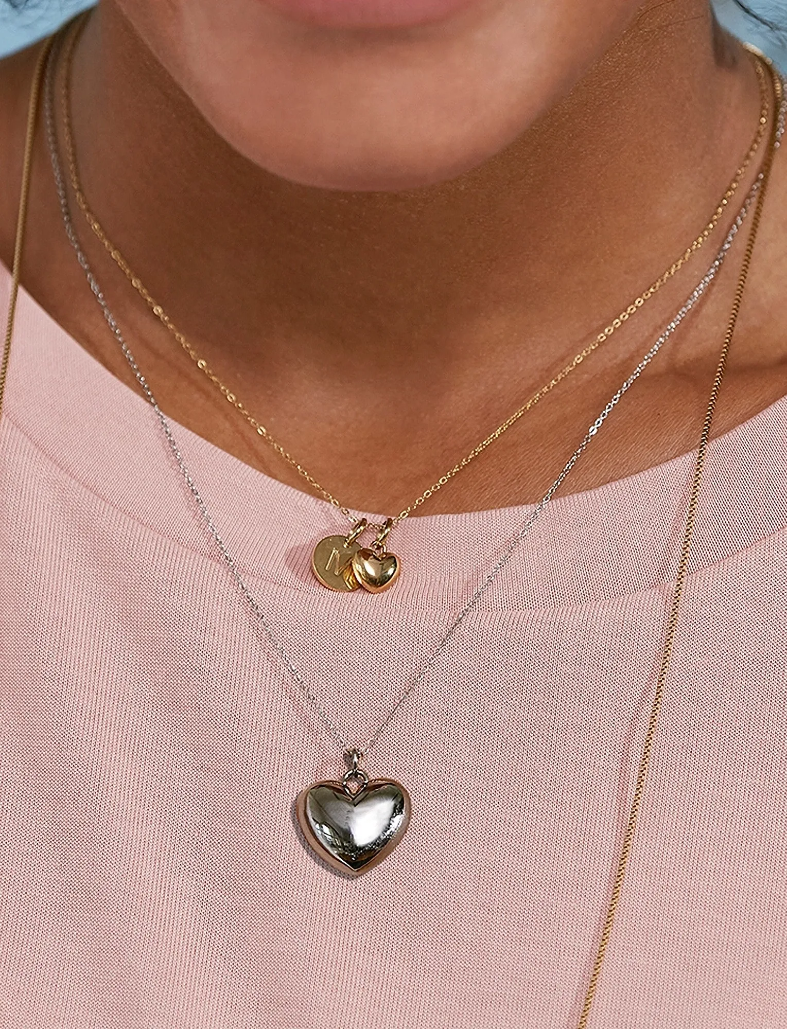Edblad Charmentity Barley Small Gold, Kvinder, Hjerte Charm, Guld, Str: ONE SIZE