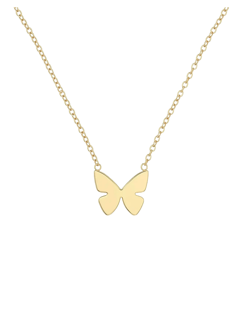 Edblad - Papillon Necklace Gold - ketten mit anhänger - gold - 1