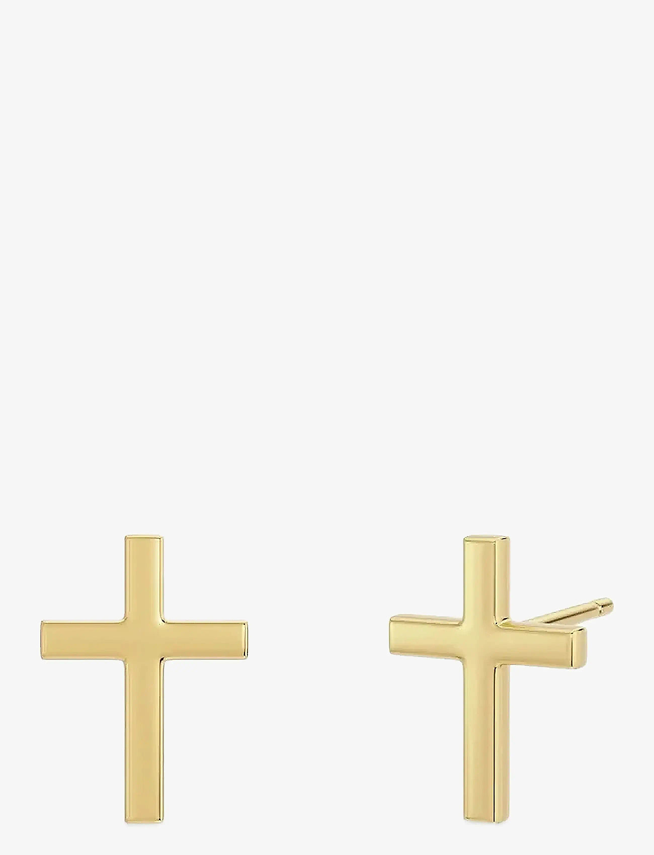 Edblad - Spirit Cross Studs Gold - kolczyki sztyfty - gold - 1