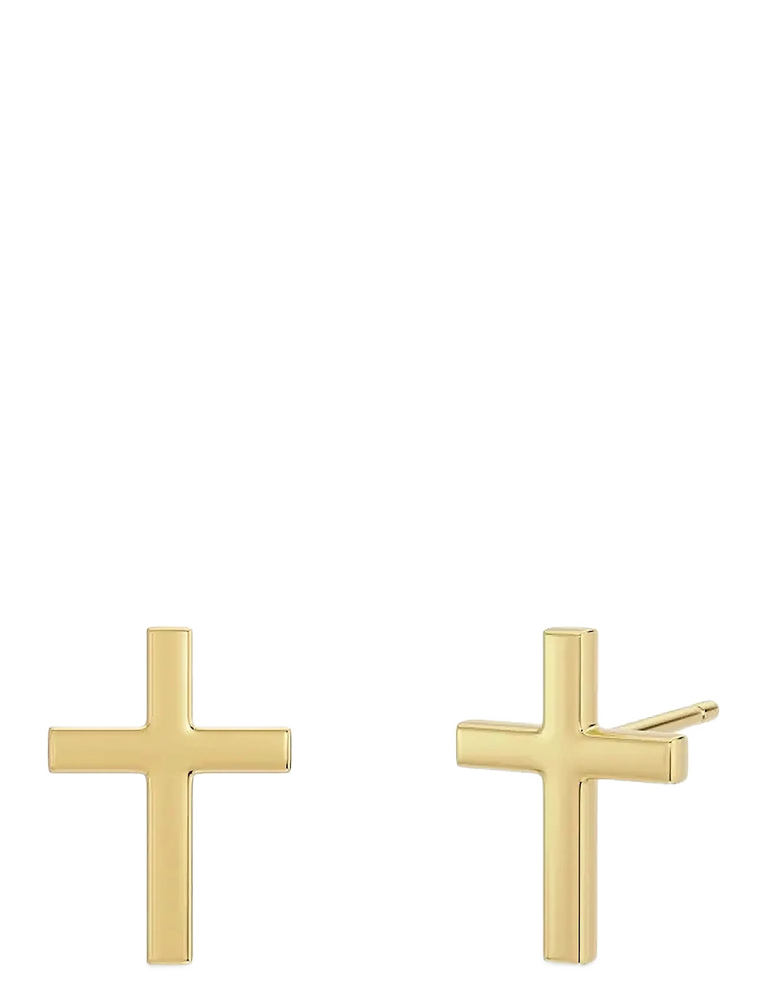 Edblad Spirit Cross Studs Gold - Weihnachtsgeschenke - GOLD / gold