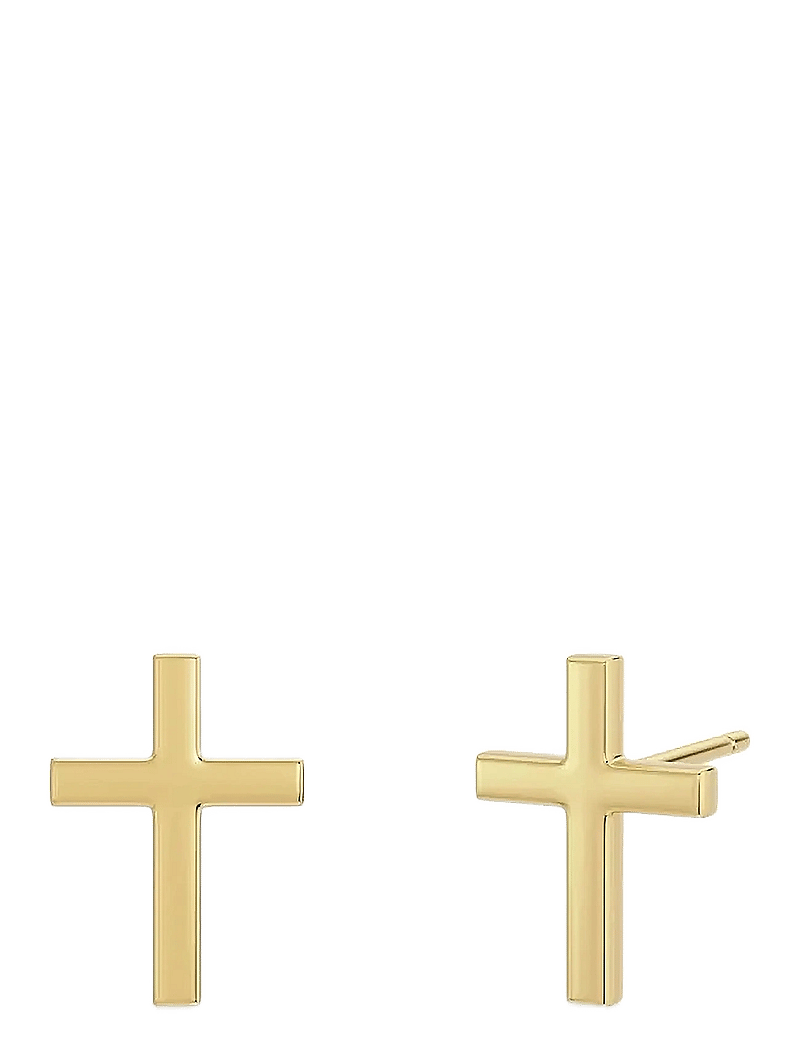 Edblad - Spirit Cross Studs Gold - kolczyki sztyfty - gold - 1