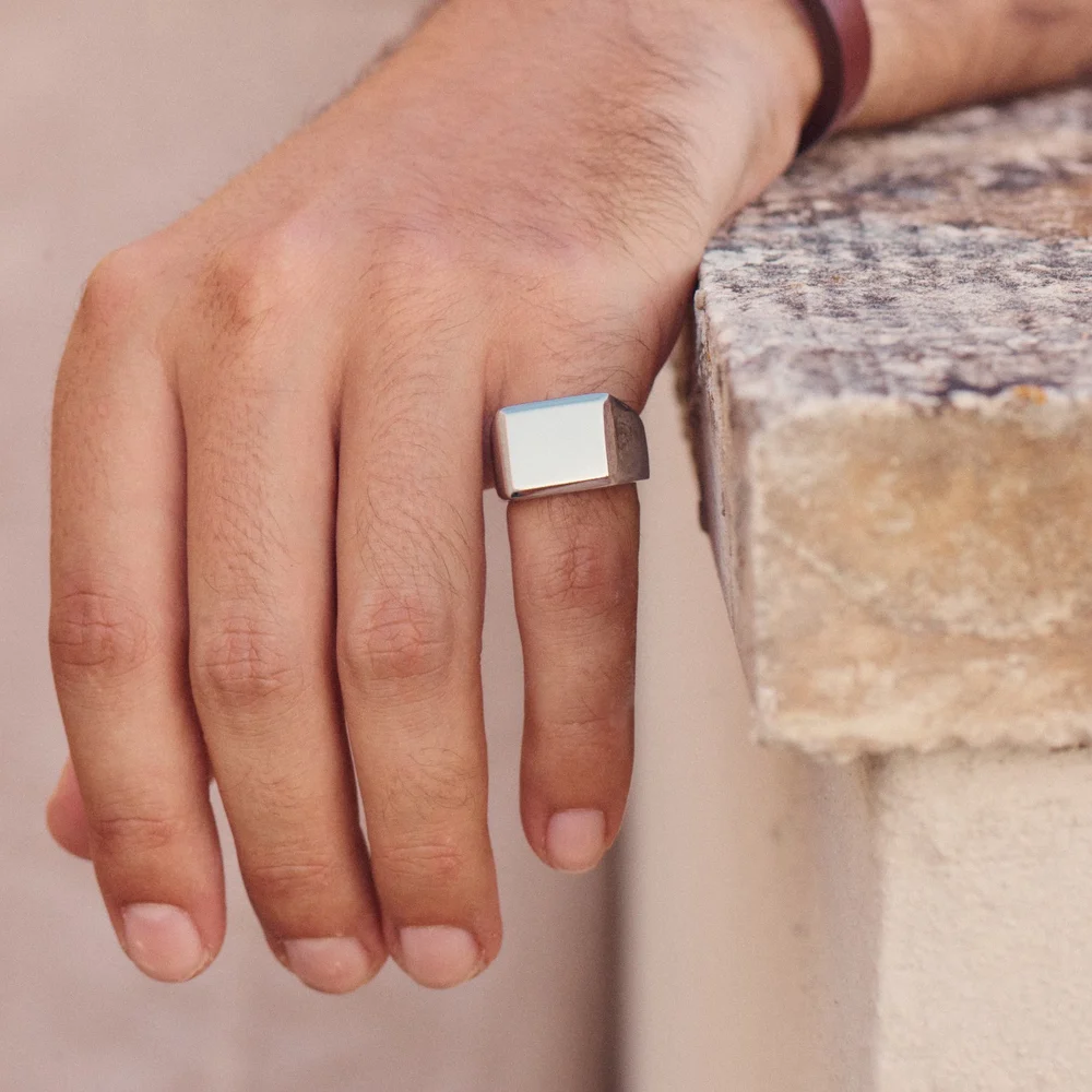 Edblad - Cole Signet Ring - ringe - silver - 0