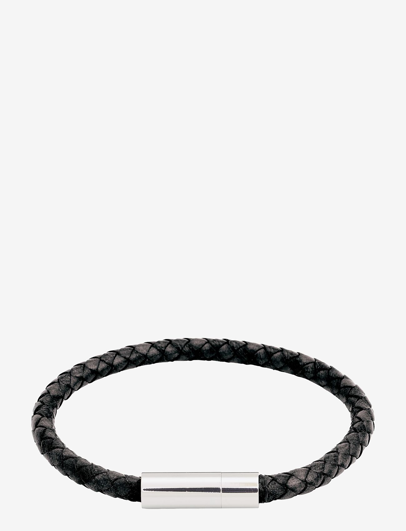 Edblad - Franky Bracelet Leather - bracelets - black - 1