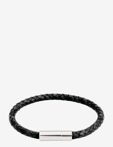 Franky Bracelet Leather Black, Edblad