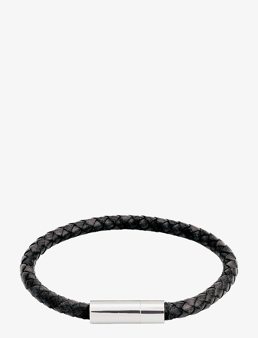 Edblad - Franky Bracelet Leather - käevõrud - black - 1