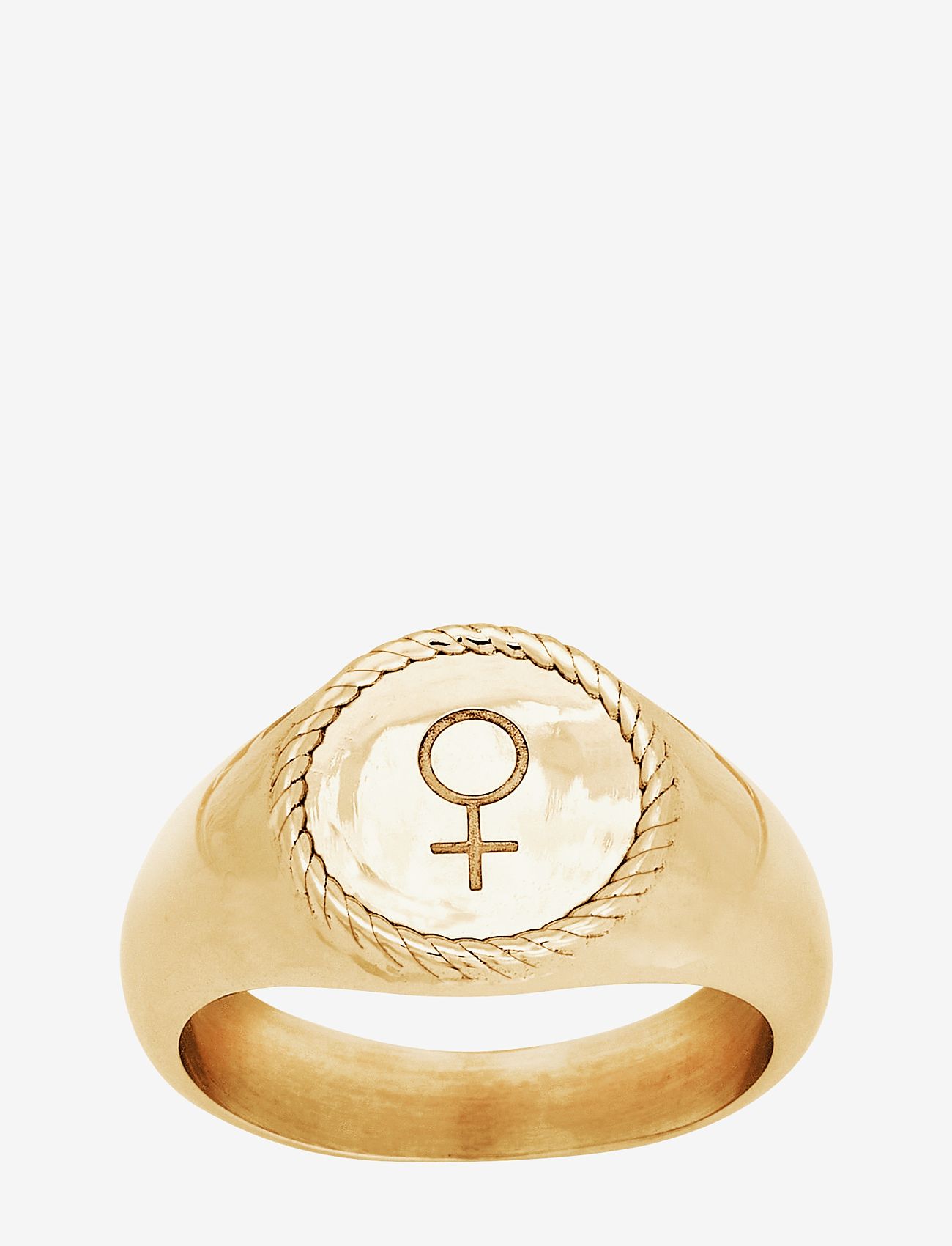 Edblad - Venus Signet Ring Gold - gold - 0