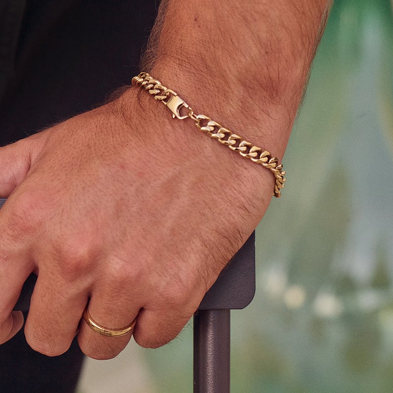 Edblad - Clark Chain Bracelet - kedjearmband - gold - 0