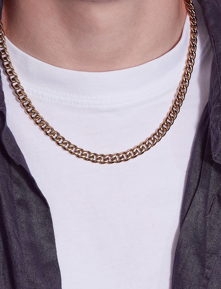 Edblad - Clark Chain Necklace - halsketten - gold - 0
