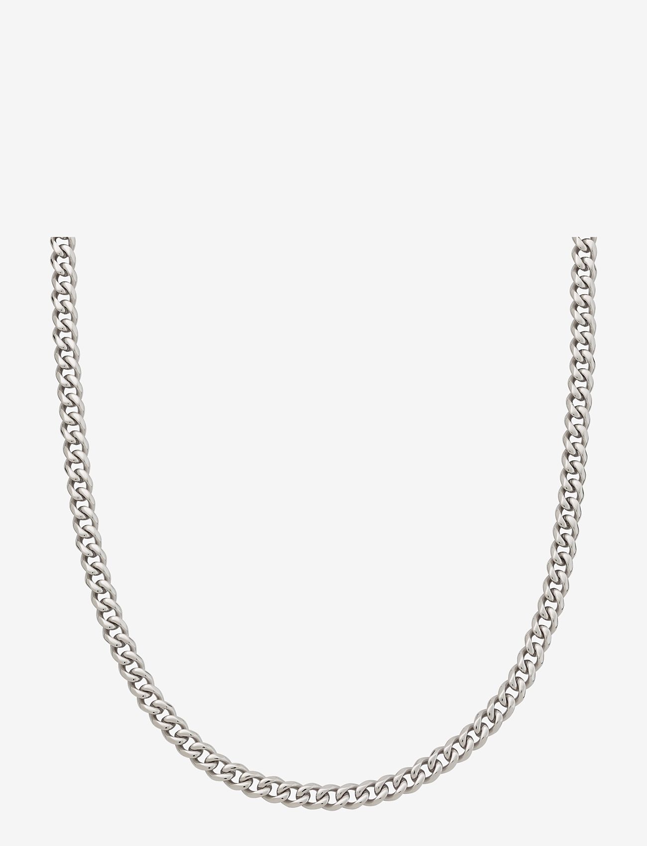 Edblad - Clark Chain Necklace Steel - chain necklaces - silver - 1