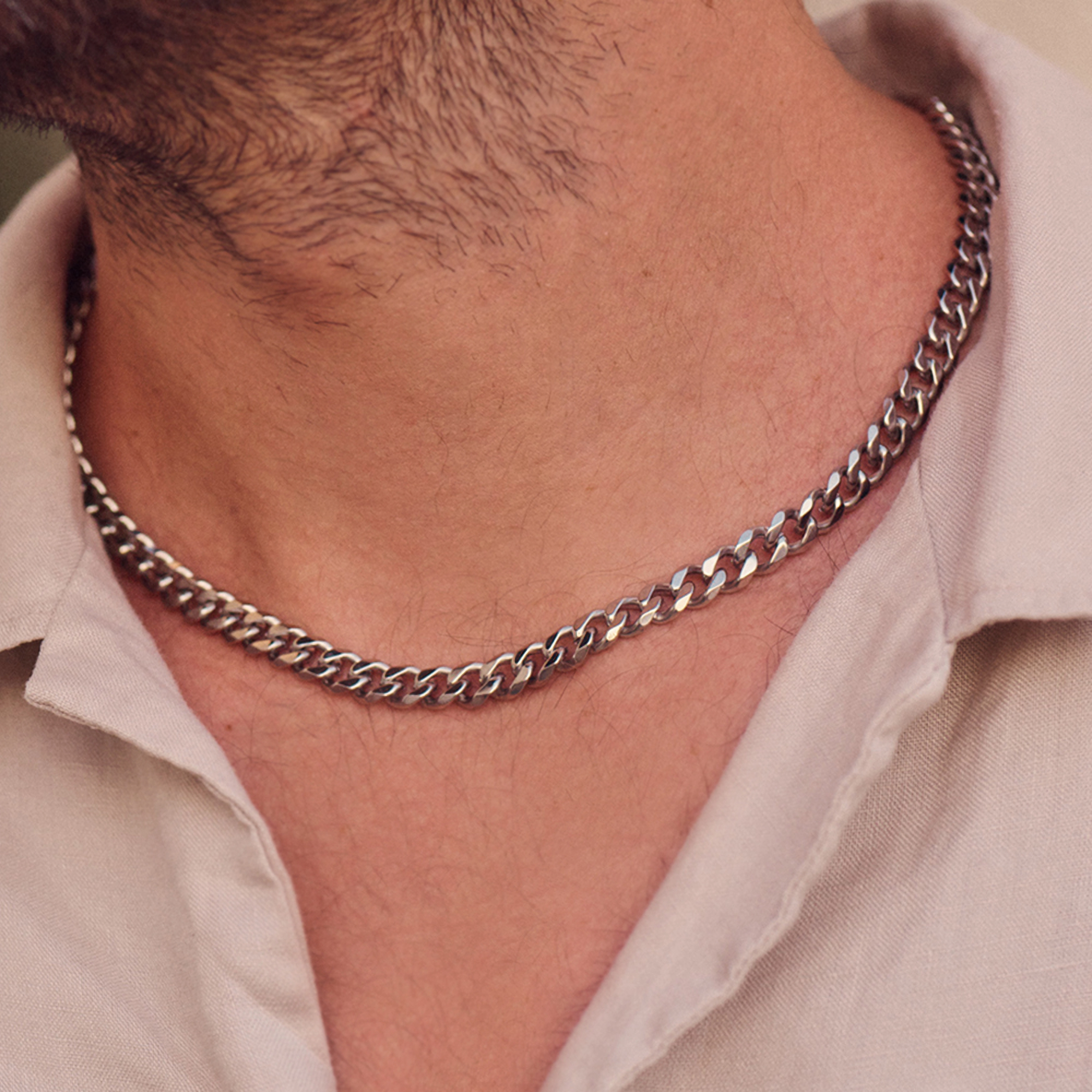 Edblad Clark Chain Necklace, One Size, Necklaces, Silber - Frauen