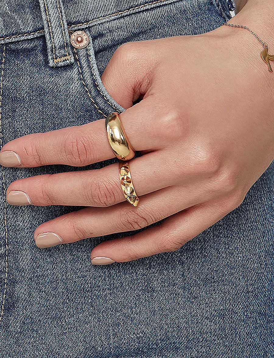 Edblad - Peak Ring Single - ringar - gold - 0
