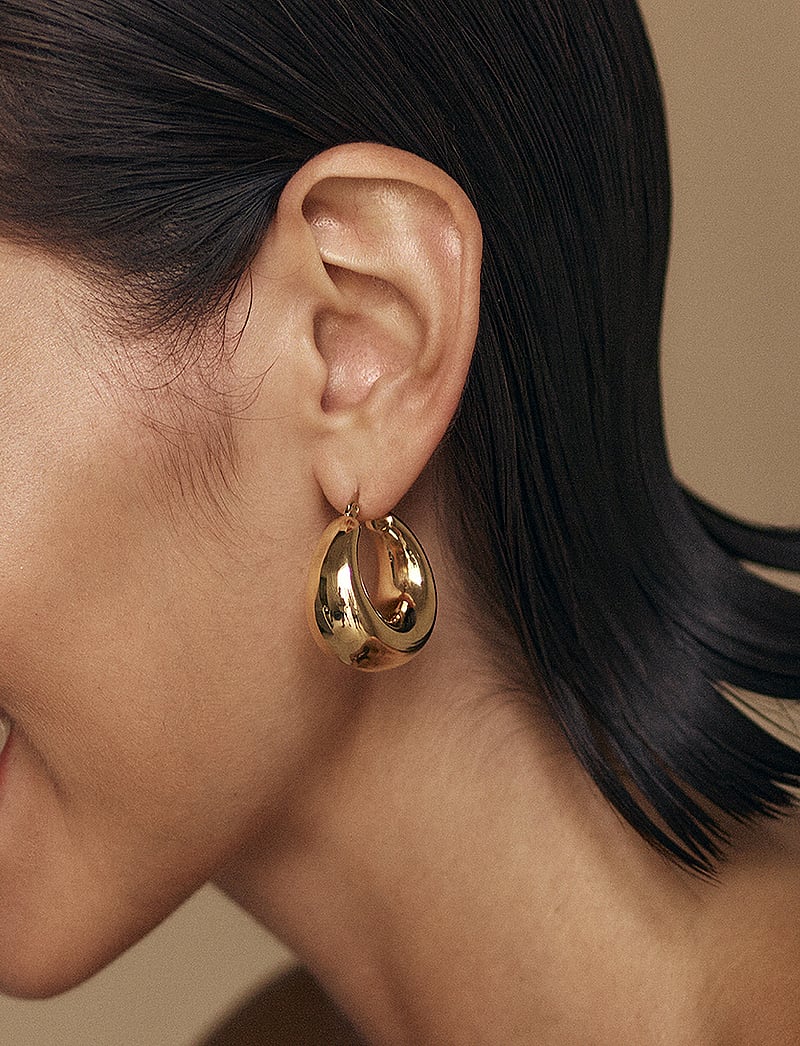 Edblad - Boyd Hoops - hoops kõrvarõngad - gold - 0