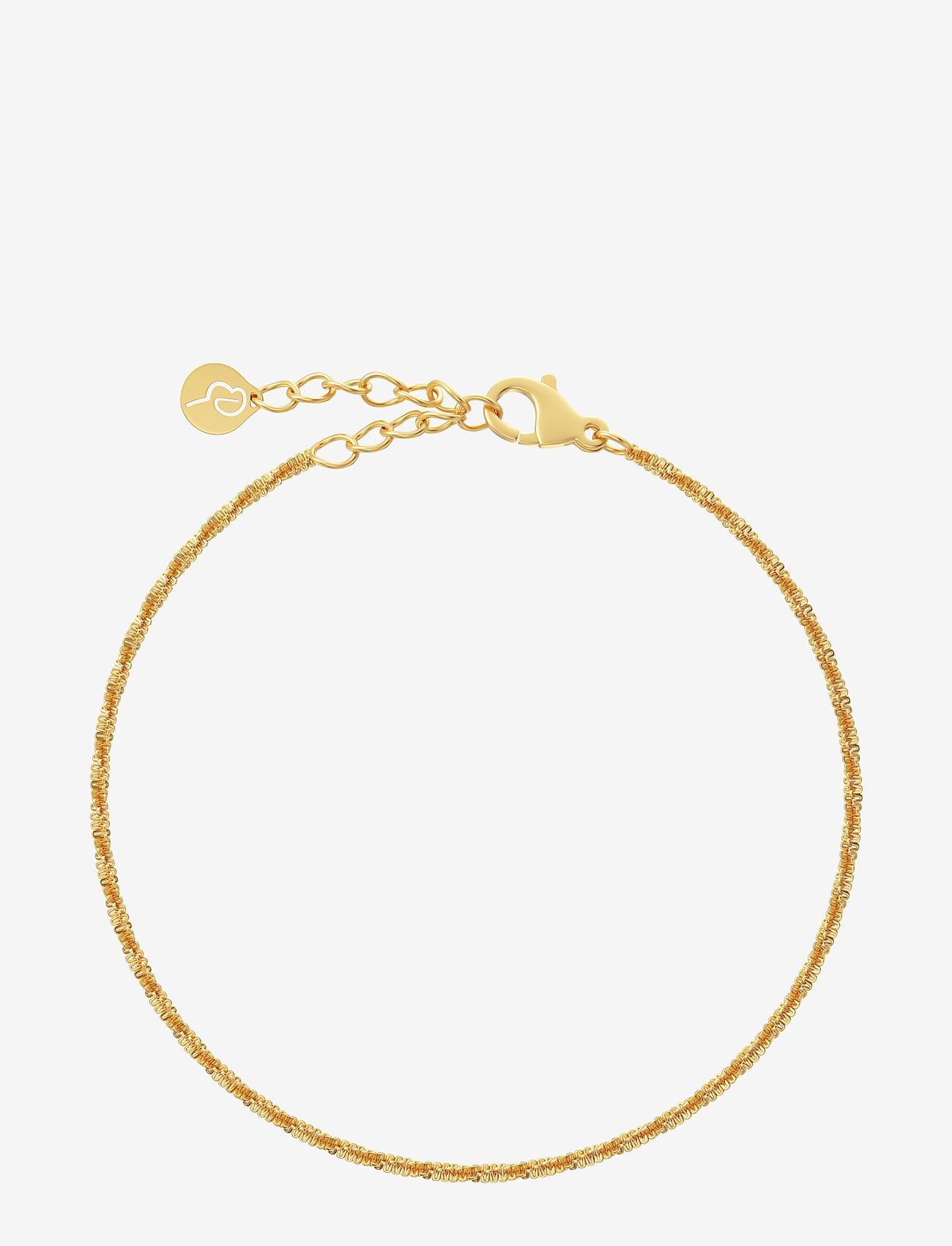 Edblad - Tinsel Thin Bracelet - ketjurannekorut - gold - 1