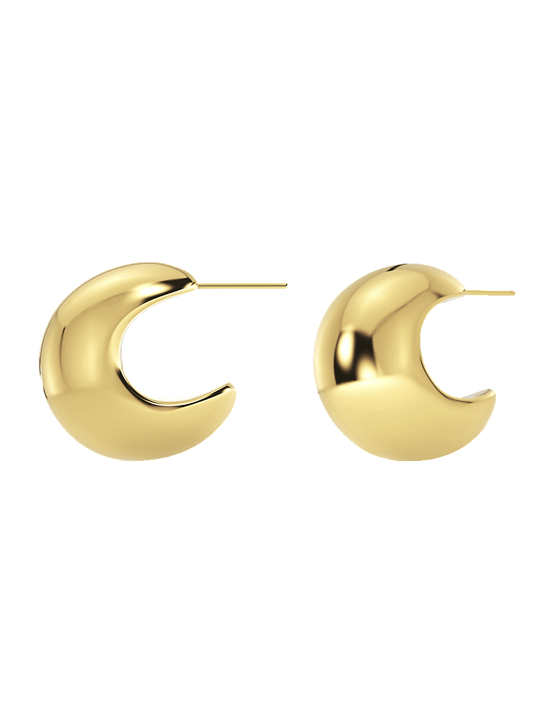 Edblad - Bold Creoles L - creoler & hoops - gold - 1