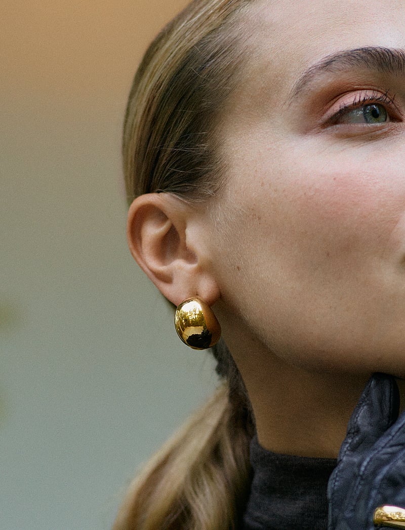 Edblad - Bold Creoles L - creoler & hoops - gold - 0