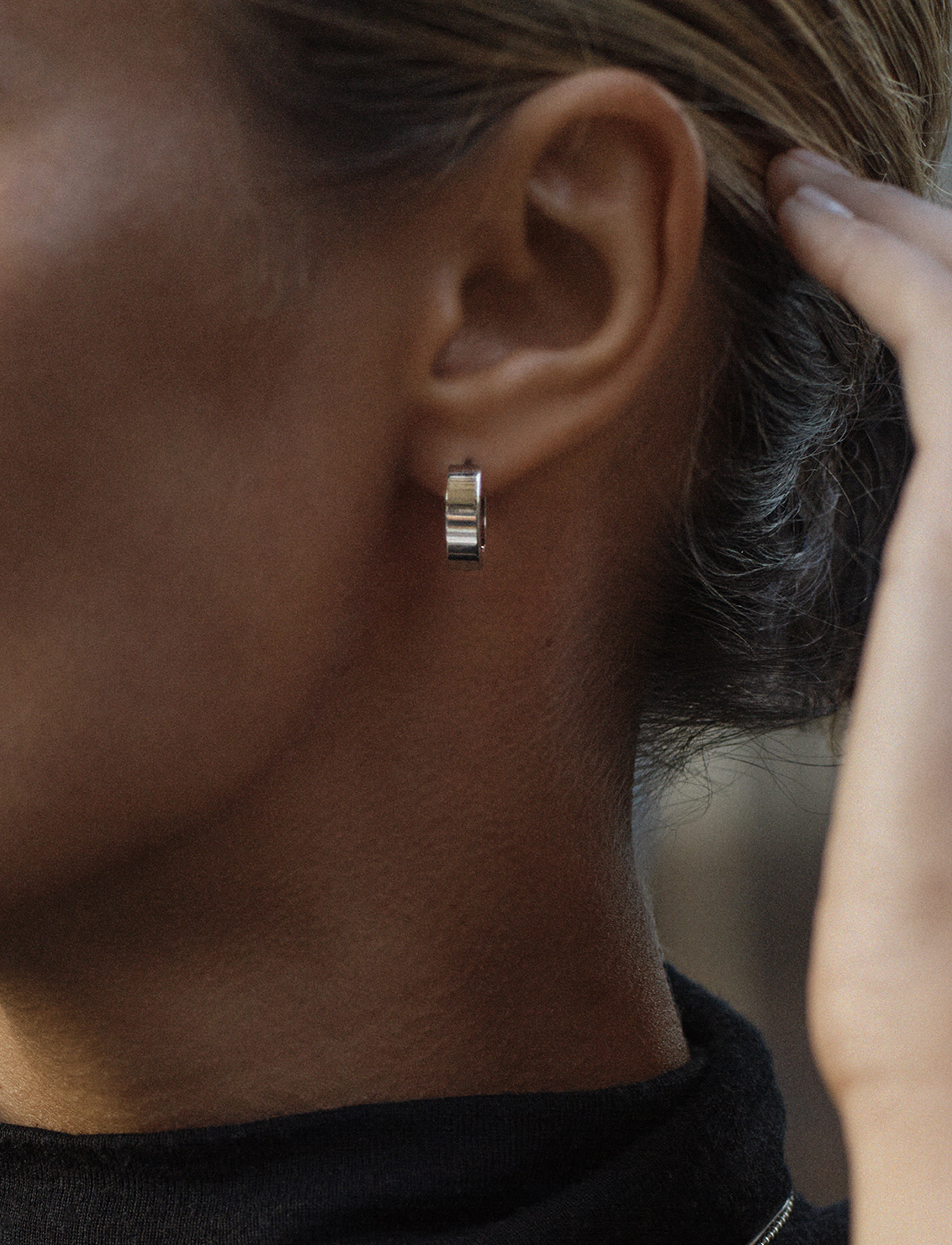 Edblad Fave Hoops, One Size, Earrings, Silber - Frauen