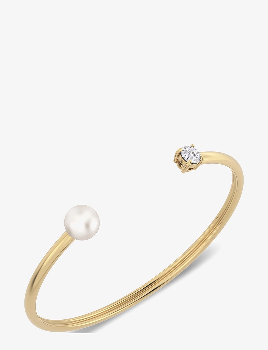 Edblad - Luna Bangle - helmirannekorut - gold - 1
