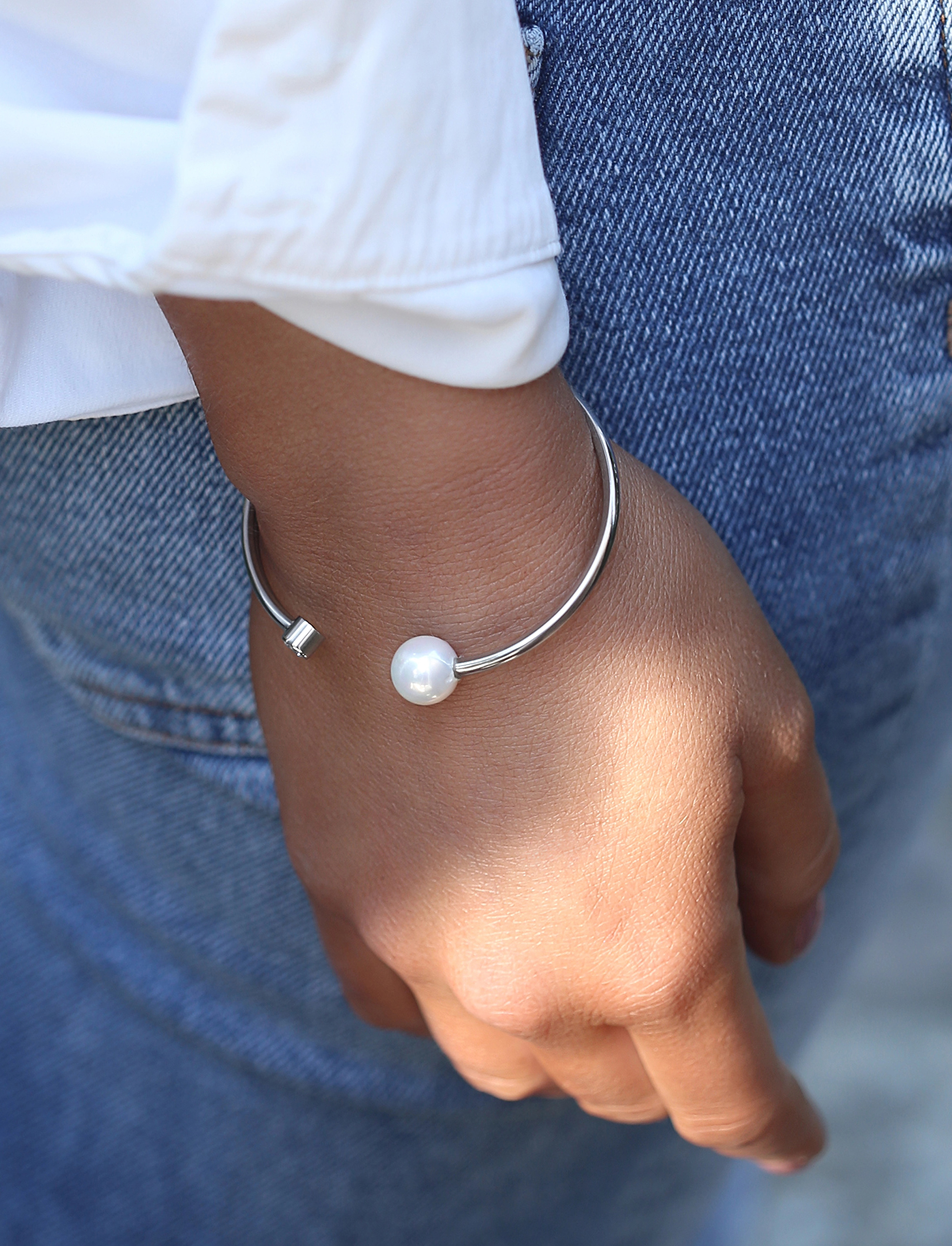 Edblad Luna Bangle, One Size, Silver, Armbånd > Armringe, Dame