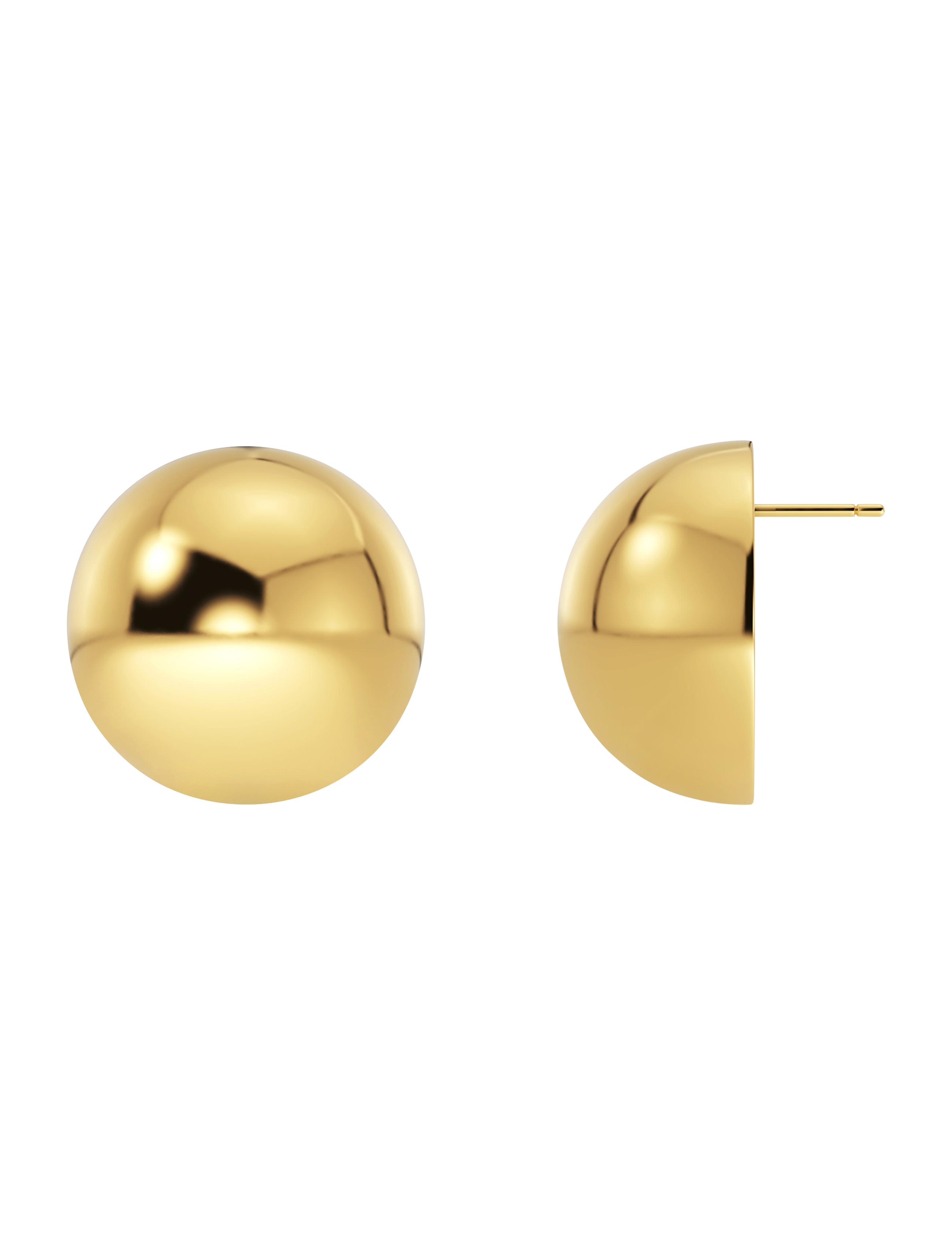 Edblad Bead Studs Maxi - Smykker - GOLD / gold