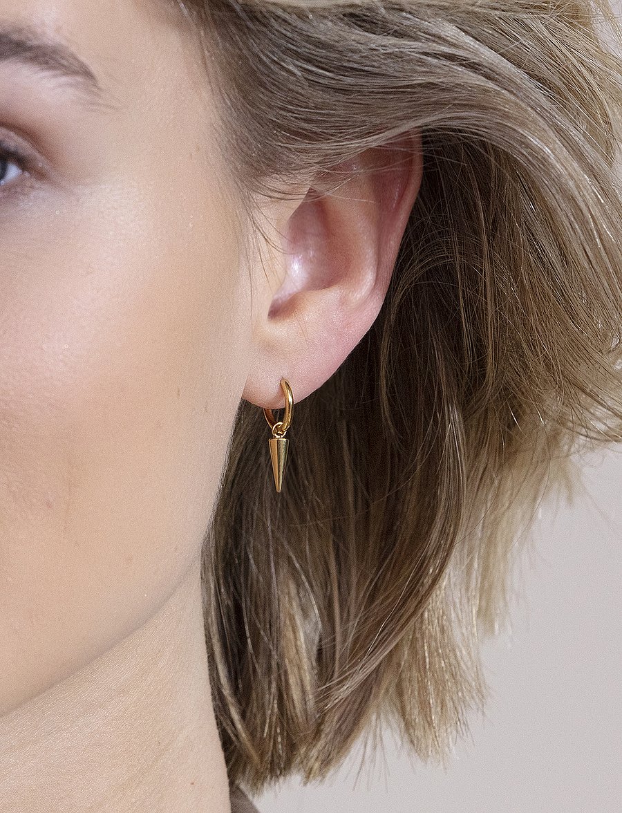 Edblad - Peak Hoops Mini - creoler & hoops - gold - 0