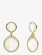 Summit Earrings L White Gold - GOLD