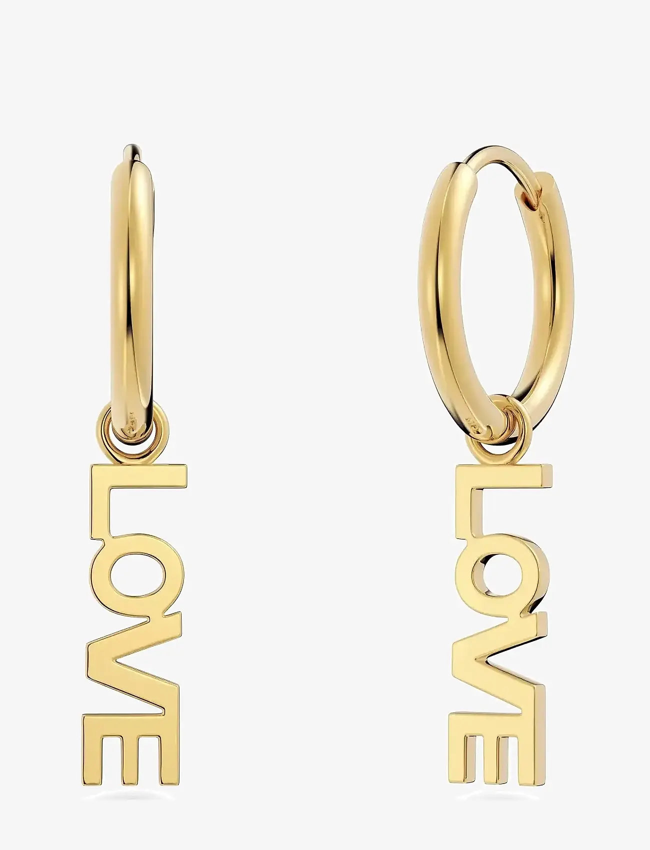 Edblad - Love Hoops Gold - ohrhänger - gold - 1