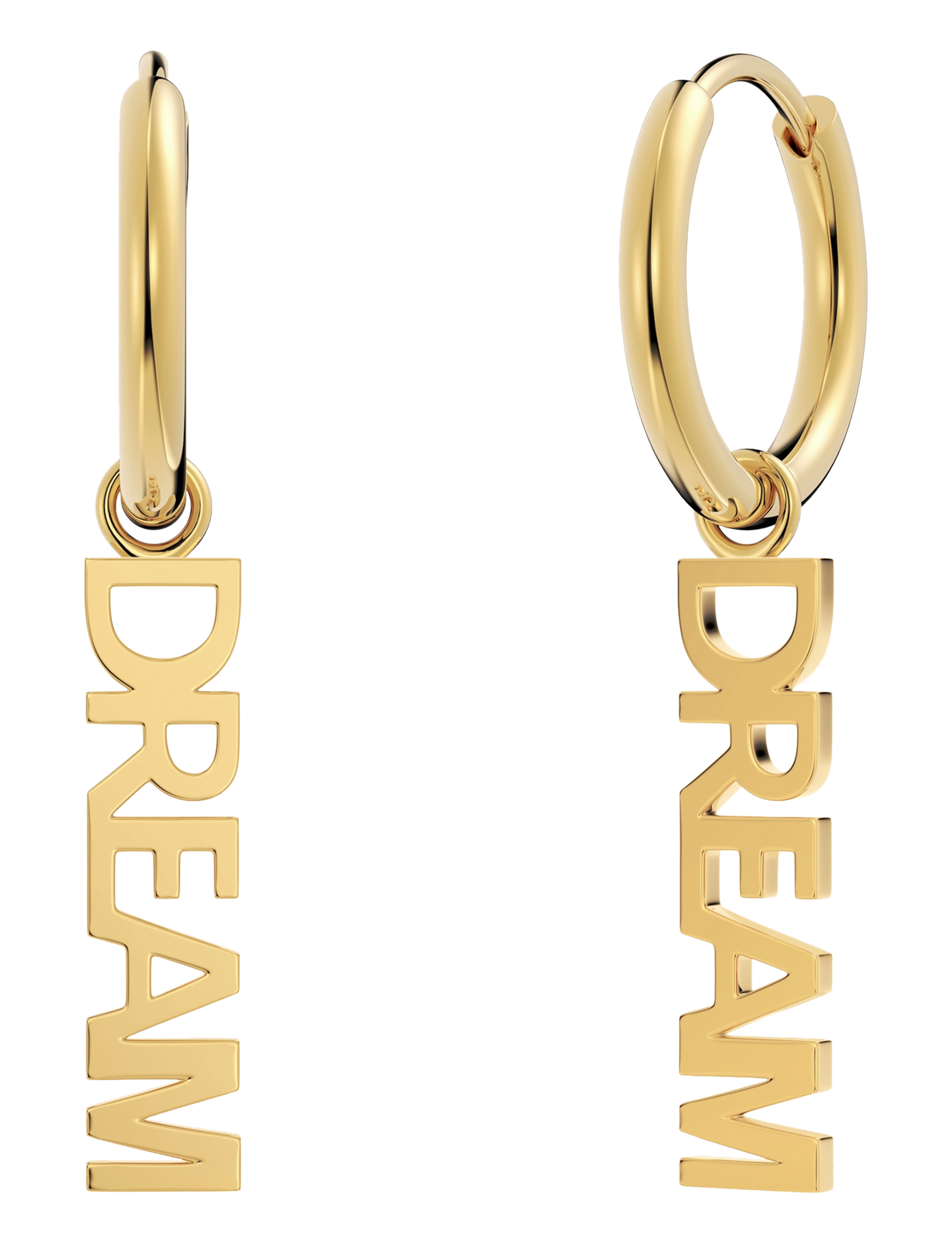 Edblad Dream Hoops, Kvinder, Charm Hoop Øreringe, Guld, Str: ONE SIZE
