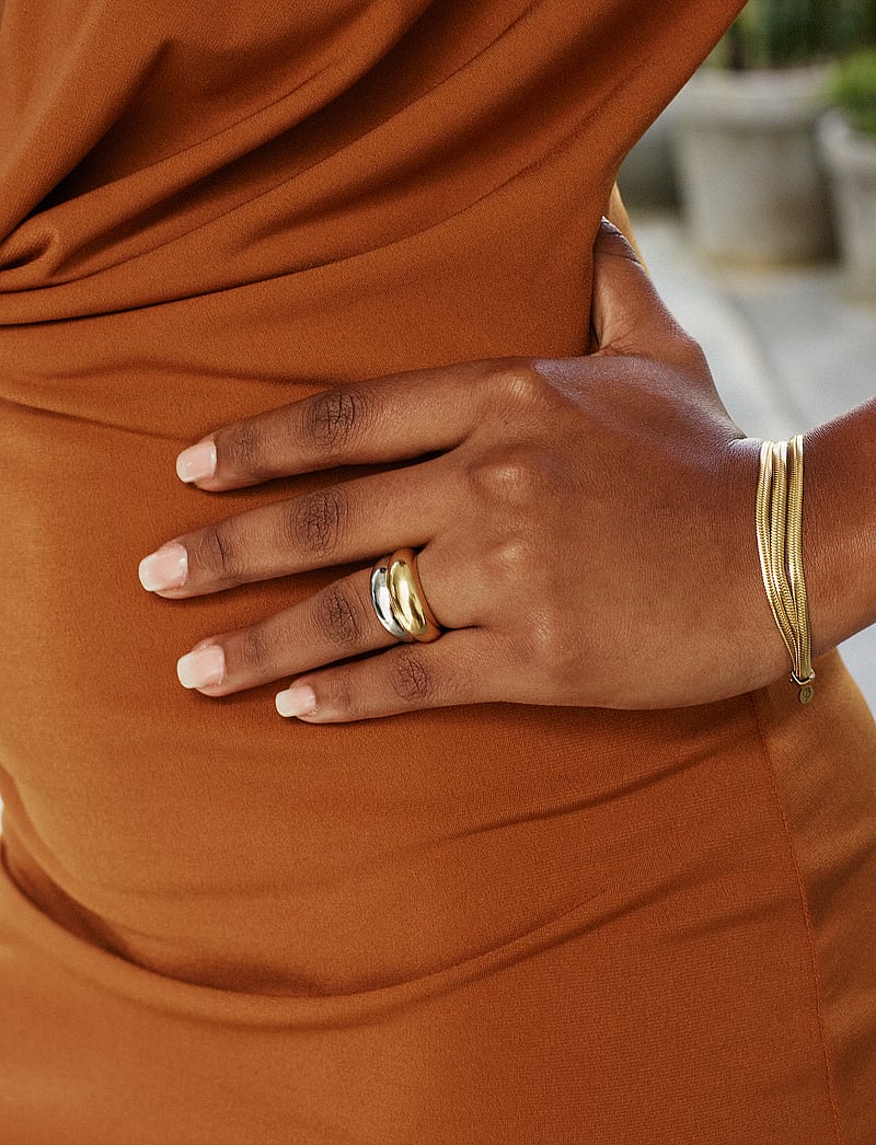 Edblad - Furo Duo Ring Mixed - ringe - gold - 0