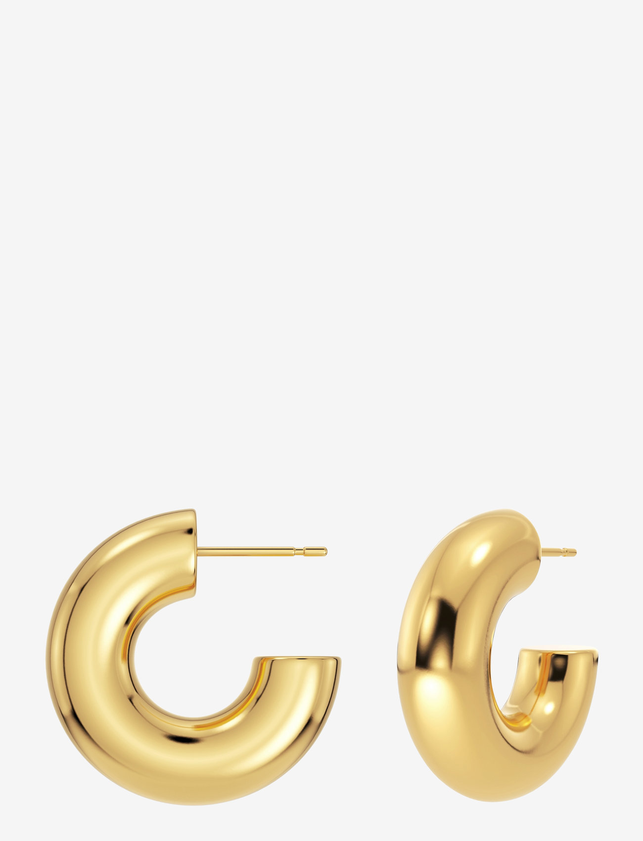 Edblad - Chunky Creoles S - kreolen - gold - 1