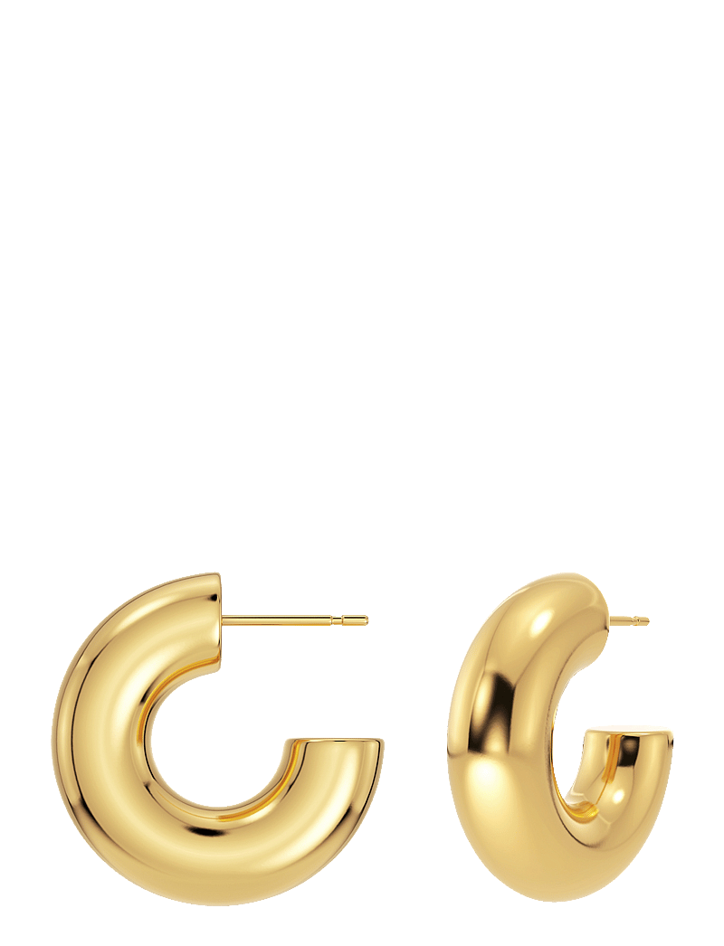 Edblad - Chunky Creoles S - kreolen - gold - 1