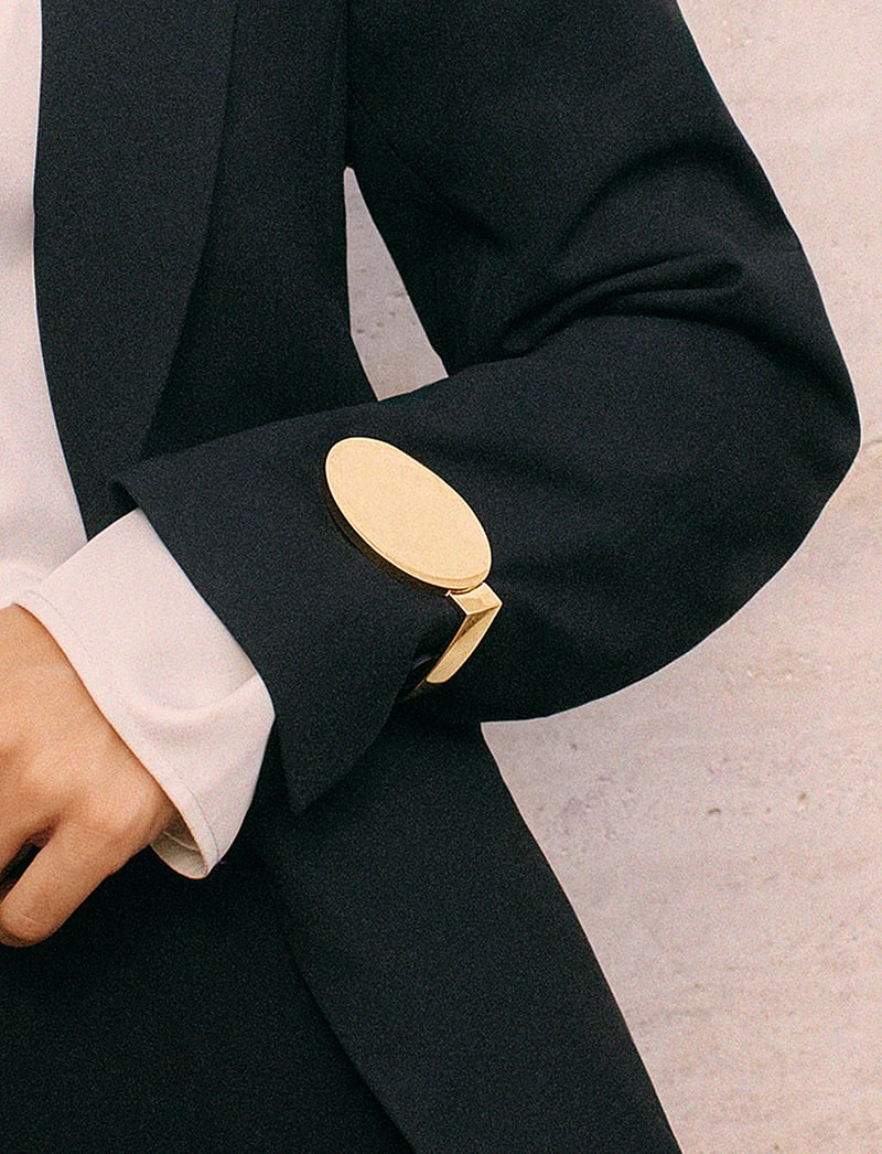 Edblad - Insignia Bangle - bangles - gold - 0