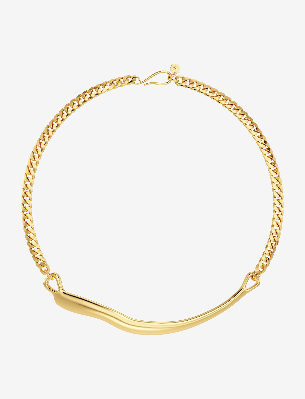 Edblad - Selena Necklace - bøjlehalskæder - gold - 1