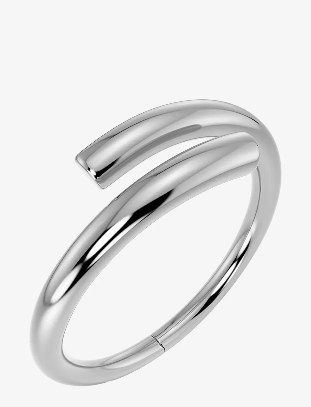 Edblad - Sweep Bangle - bangles - silver - 1