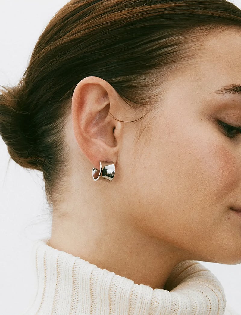 Edblad - Cane Hoops S Steel - kreolen - silver - 0