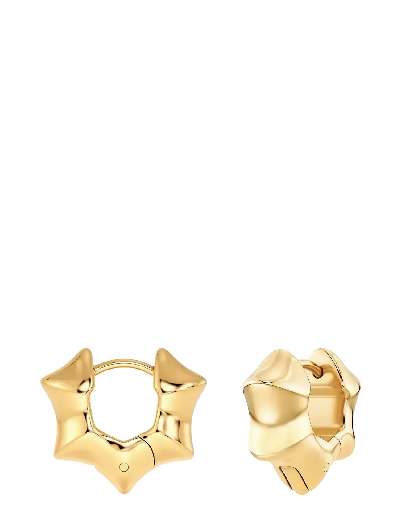 Edblad Cane Hoops Multi S Gold - Øreringer - GOLD / gold