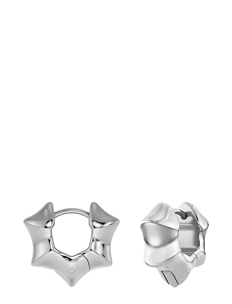 Edblad - Cane Hoops Multi S Steel - creoler & hoops - silver - 1