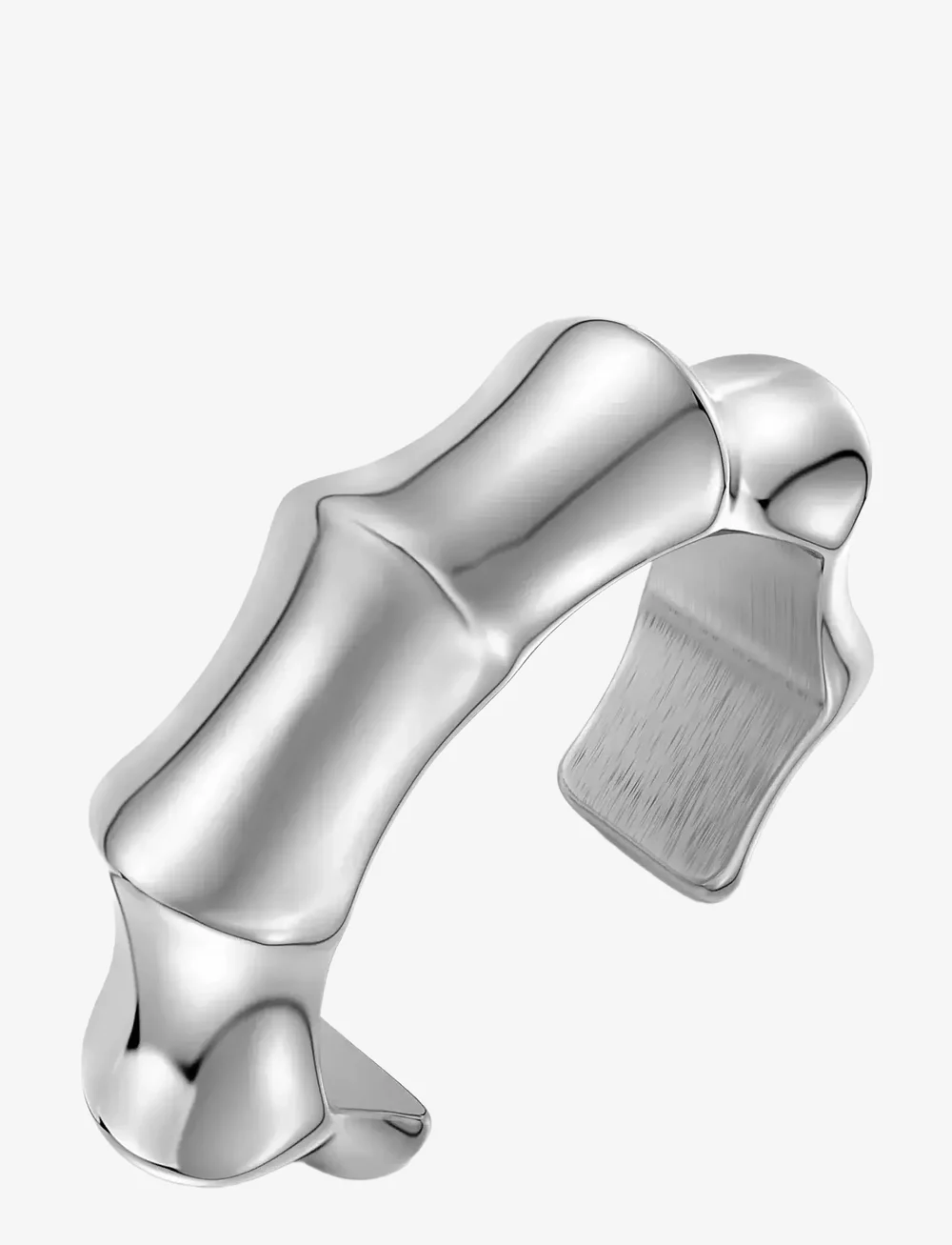 Edblad - Cane Bangle Steel - bangles - silver - 1