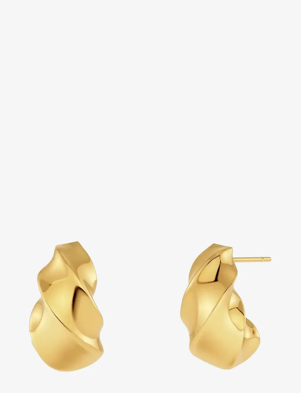 Edblad - Helix Studs Gold - studs örhängen - gold - 1