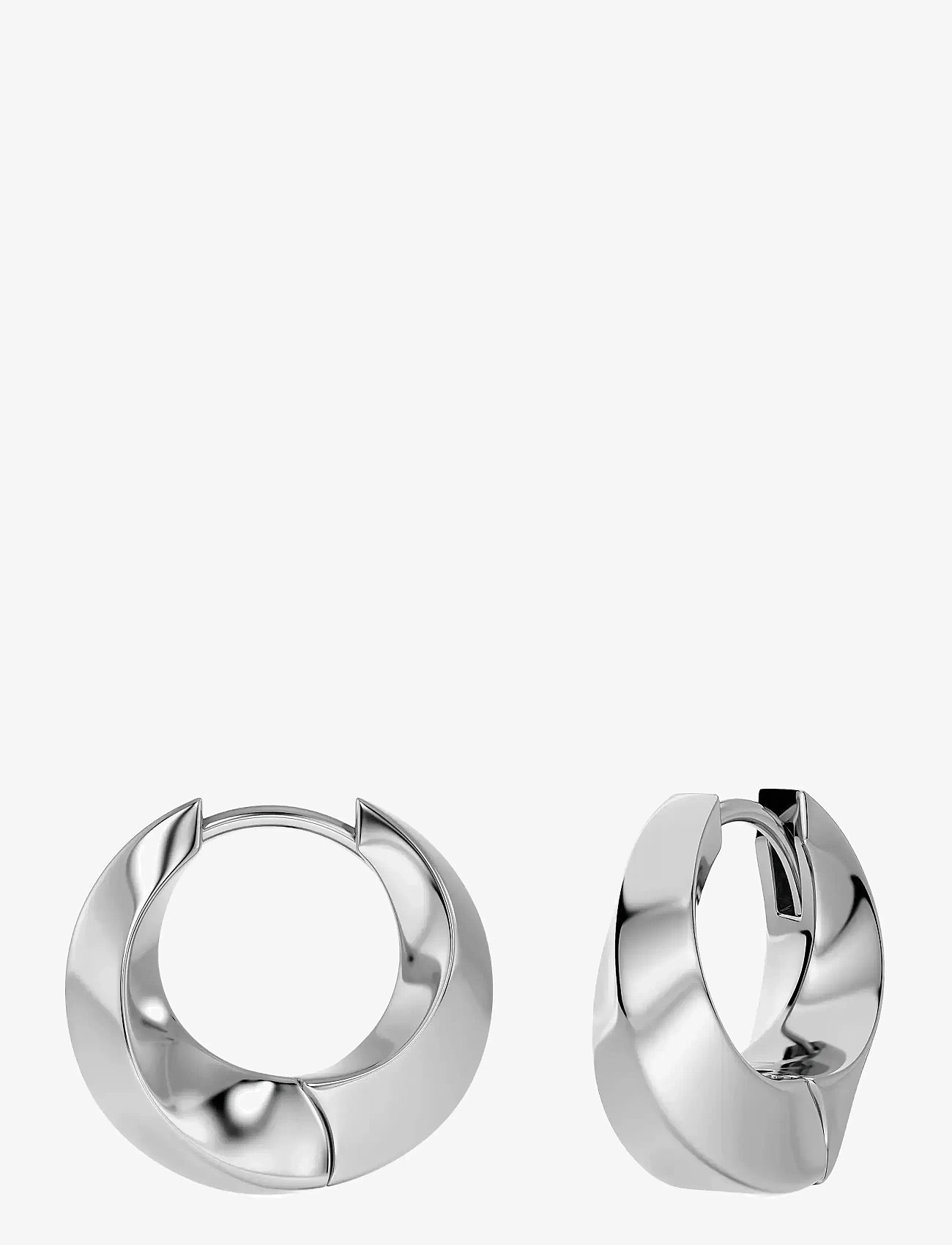 Edblad - Helix Hoops L Steel - kreolen - silver - 1