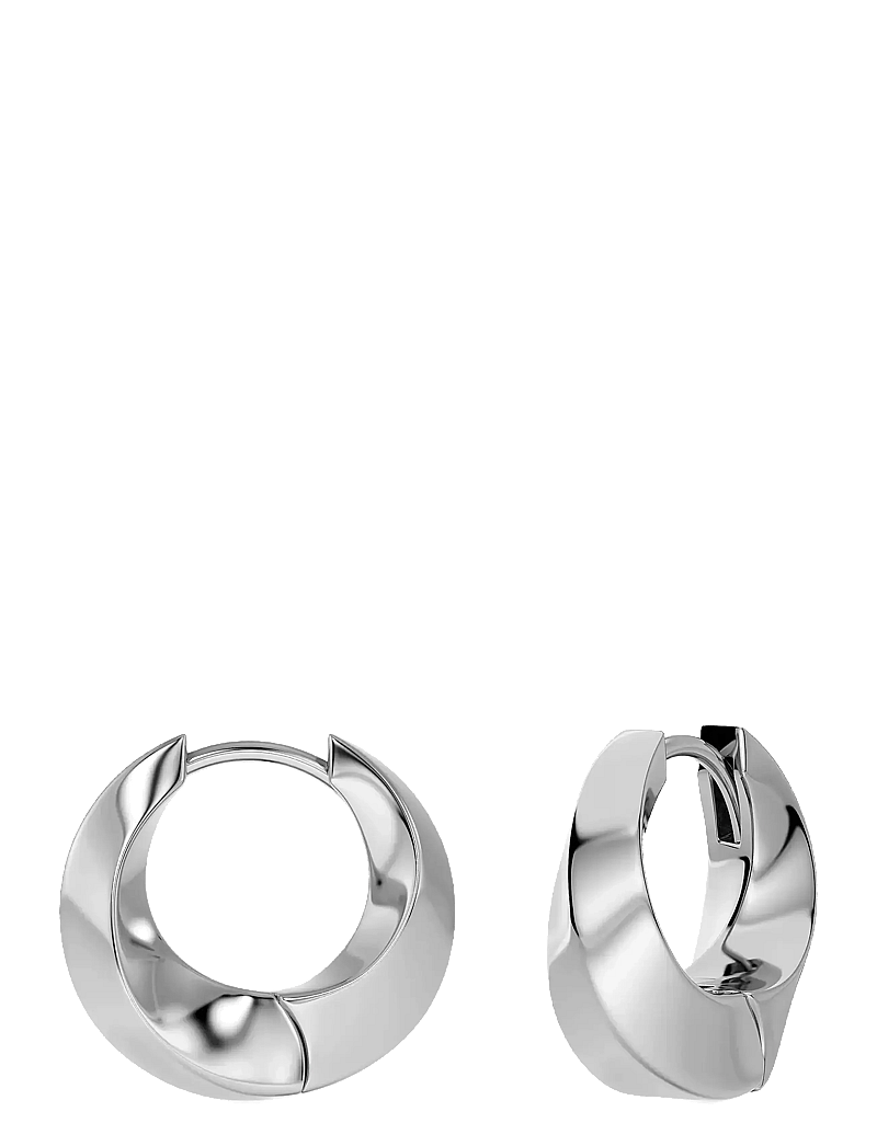 Edblad - Helix Hoops L Steel - kreolen - silver - 1