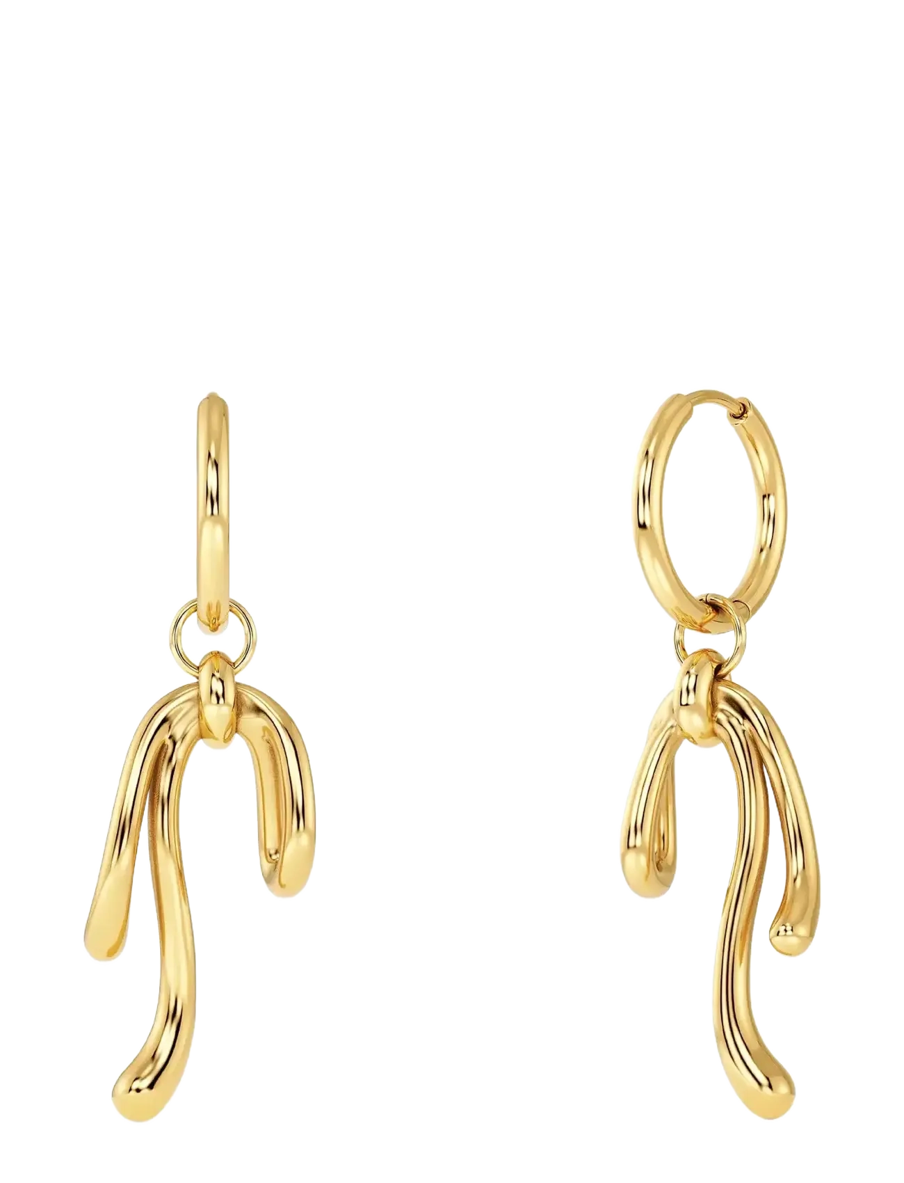 EDBLAD Strickjacke Hoops Gold Gold - One Size - Damen